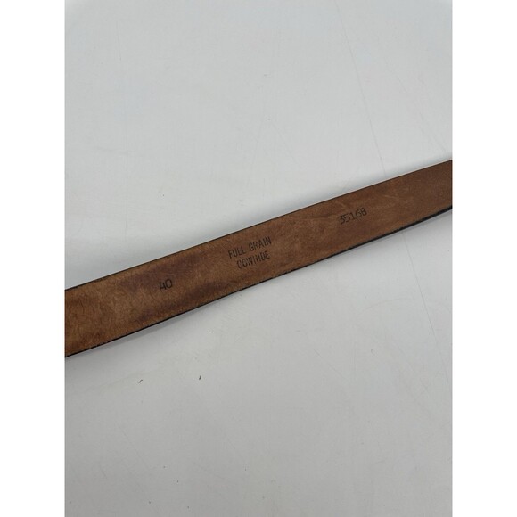 VTG 70s Tooled Leather Belt Western Horse Mountains Sunrise Cowboy Name Julio - Picture 11 of 12